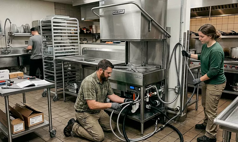 Commercial Dishwasher Installation in Grafton, MA