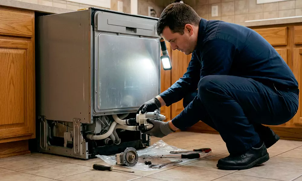 Dishwasher Pump Replacement in Grafton, MA