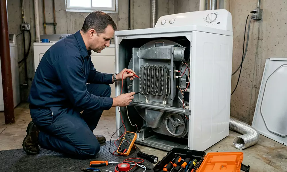 Dryer Not Heating Repair in Grafton, MA